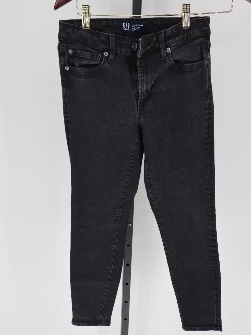 Gap Black Denim regular universal legging size 6/28